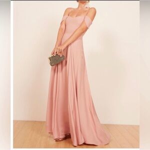 Reformation Dress. Poppy dress in Blush